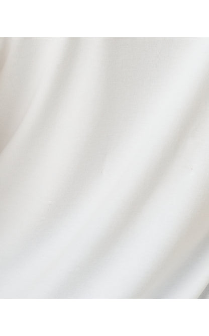 RONSON EYELET KNIT TOP, RESORT WHITE