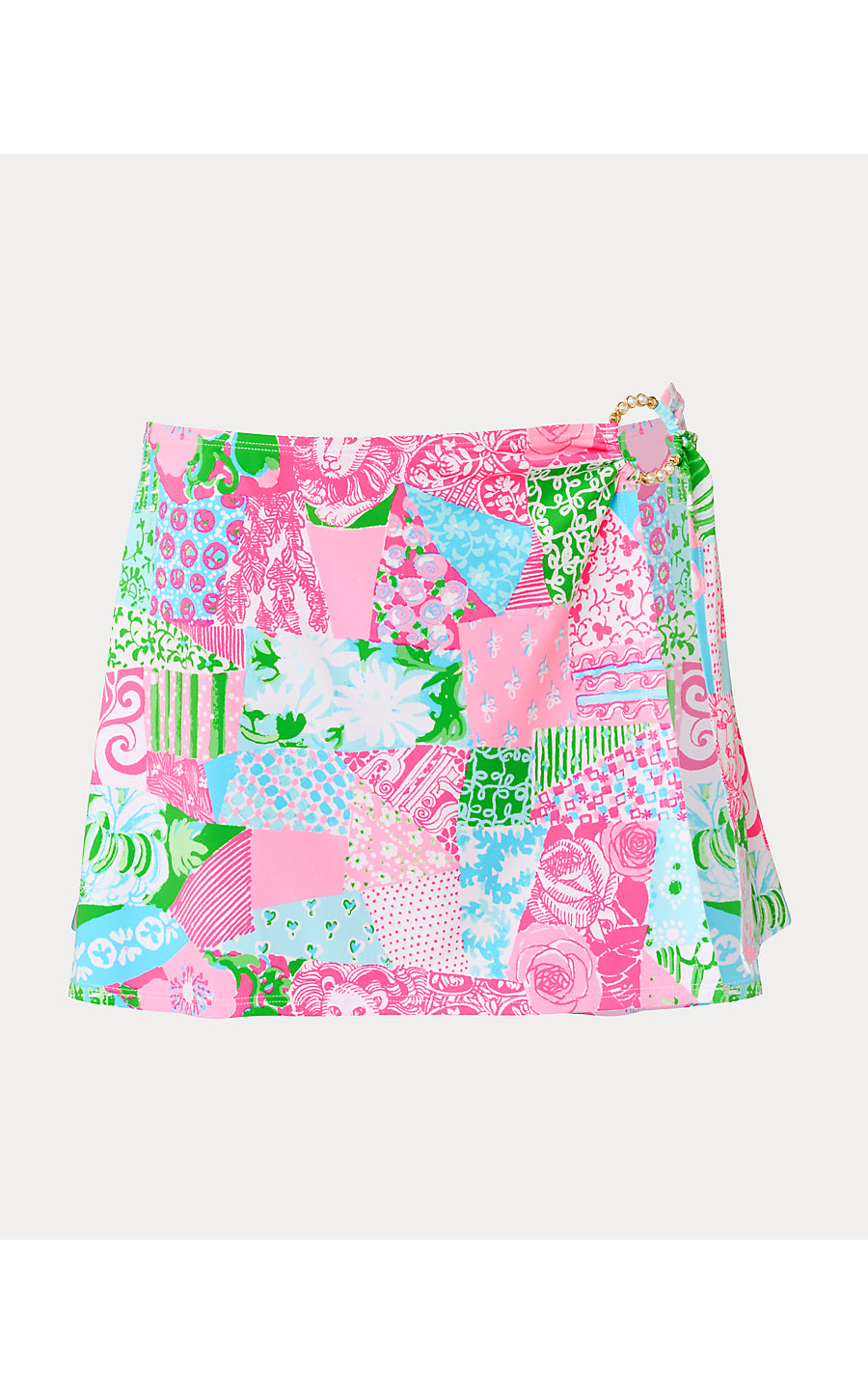 KOHALA SKIRT COVERUP, MULTI CRAZY QUILT