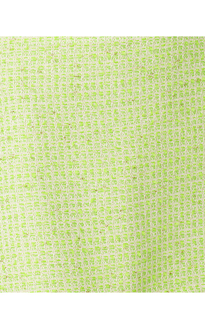 SARISSA BOUCLE MINI SKIRT, CROCODILE GREEN FANTASY BOUCLE