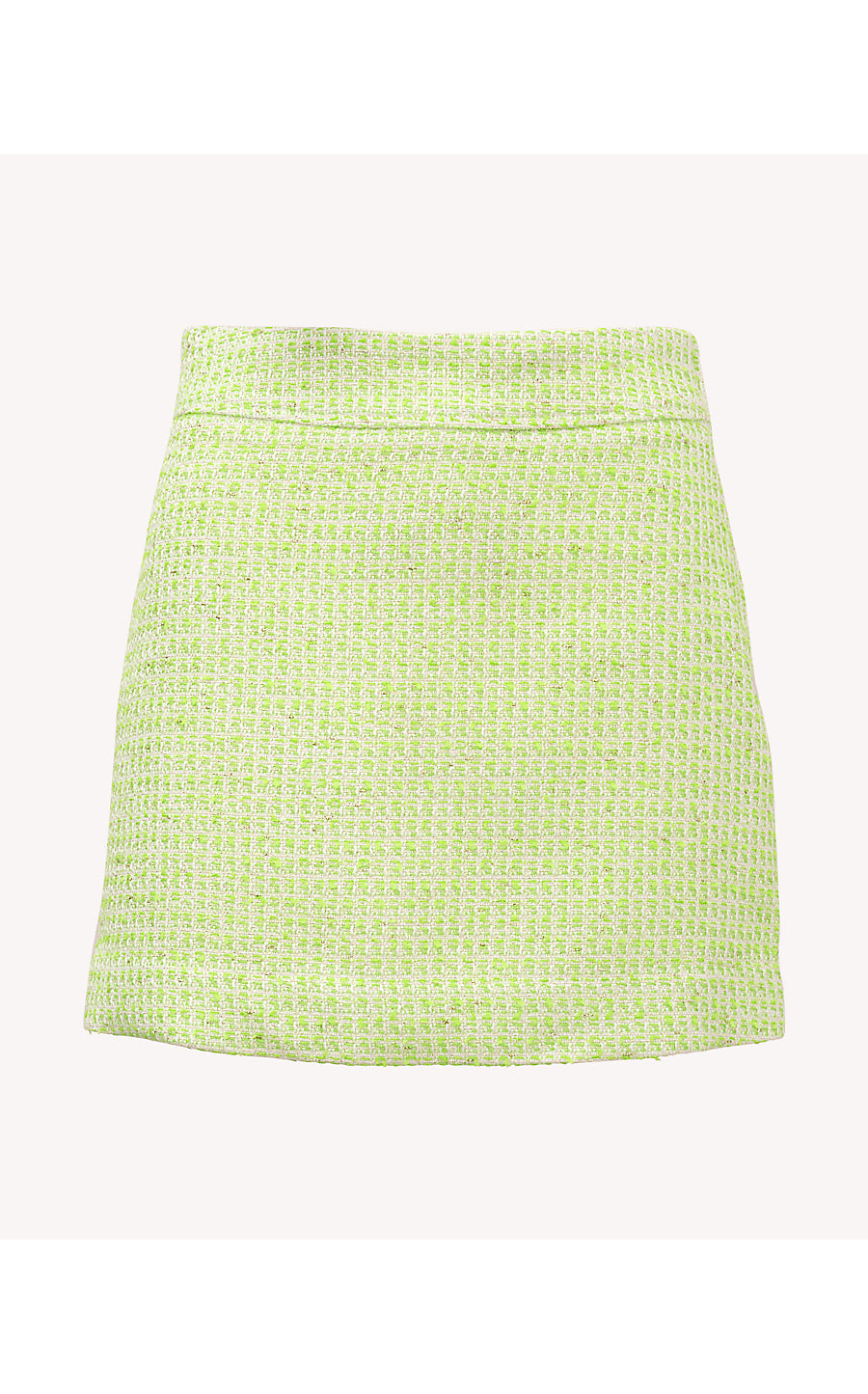 SARISSA BOUCLE MINI SKIRT, CROCODILE GREEN FANTASY BOUCLE