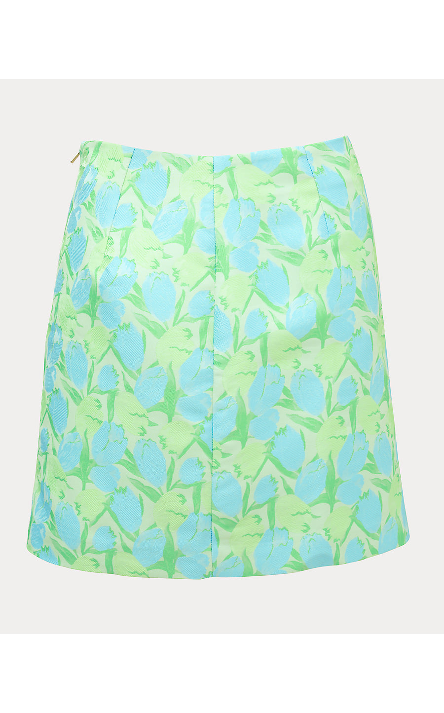 KELS MINI SKIRT, CAPRI BLUE TULIP TANGO JACQUARD