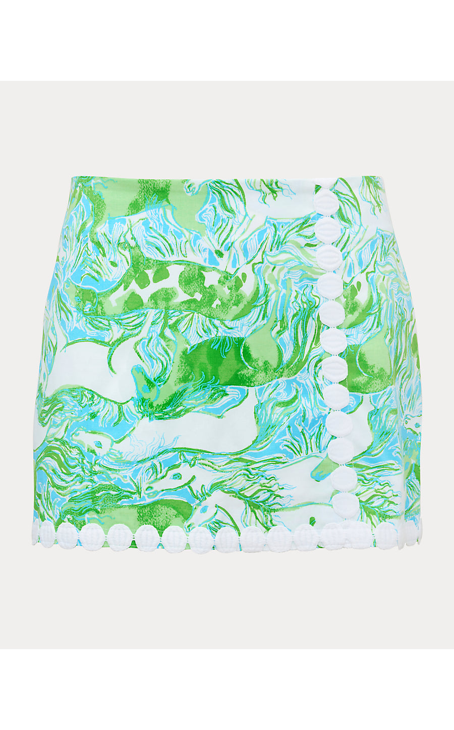 MICHELINA MINI SKORT, CAPRI BLUE GALLOPING GALS