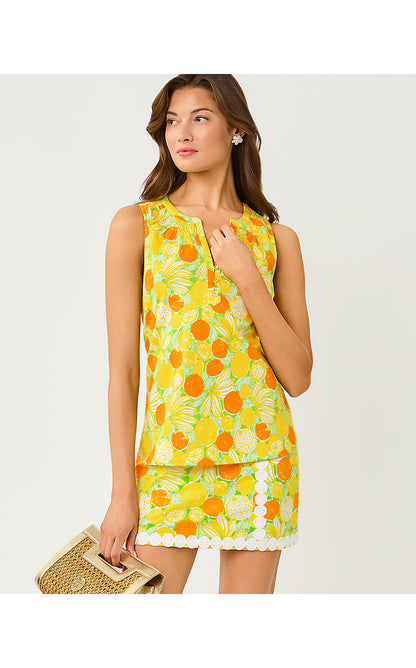 MICHELINA MINI SKORT, ISLAND PALM ZESTY