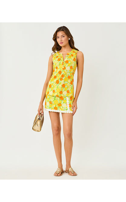 MICHELINA MINI SKORT, ISLAND PALM ZESTY