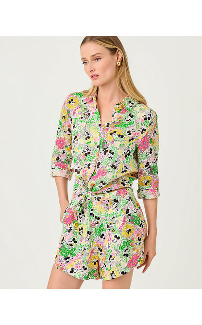 SEA VIEW BUTTON DOWN, MULTI THROWBACK DISNEY