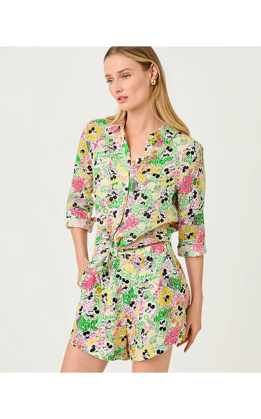 SEA VIEW BUTTON DOWN, MULTI THROWBACK DISNEY