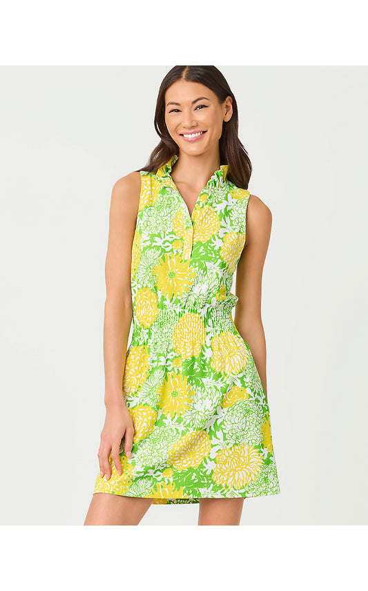 LOVE ACTIVE SLEEVELESS DRESS, CROCODILE GREEN MUMBO JUMBO