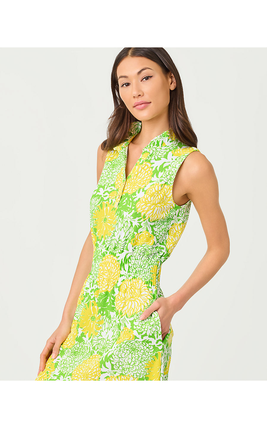 LOVE ACTIVE SLEEVELESS DRESS, CROCODILE GREEN MUMBO JUMBO