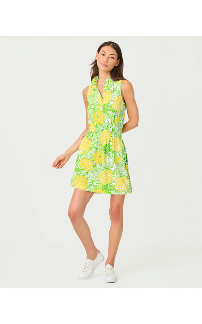 LOVE ACTIVE SLEEVELESS DRESS, CROCODILE GREEN MUMBO JUMBO