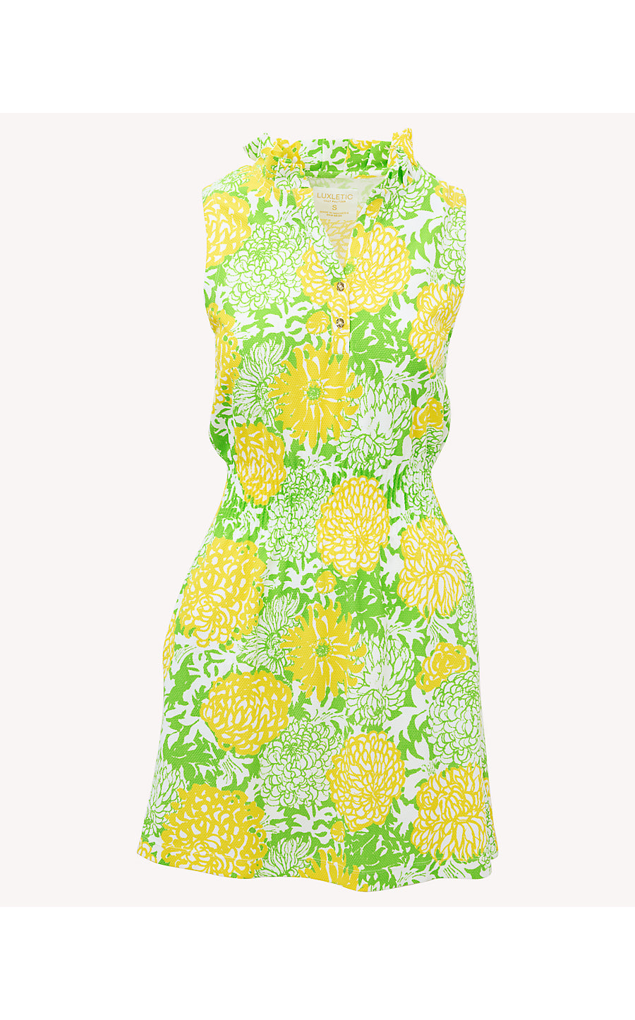 LOVE ACTIVE SLEEVELESS DRESS, CROCODILE GREEN MUMBO JUMBO