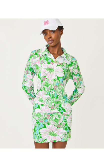 ELENI UPF 50+ PULLOVER, PUTTING GREEN POPPYLAND