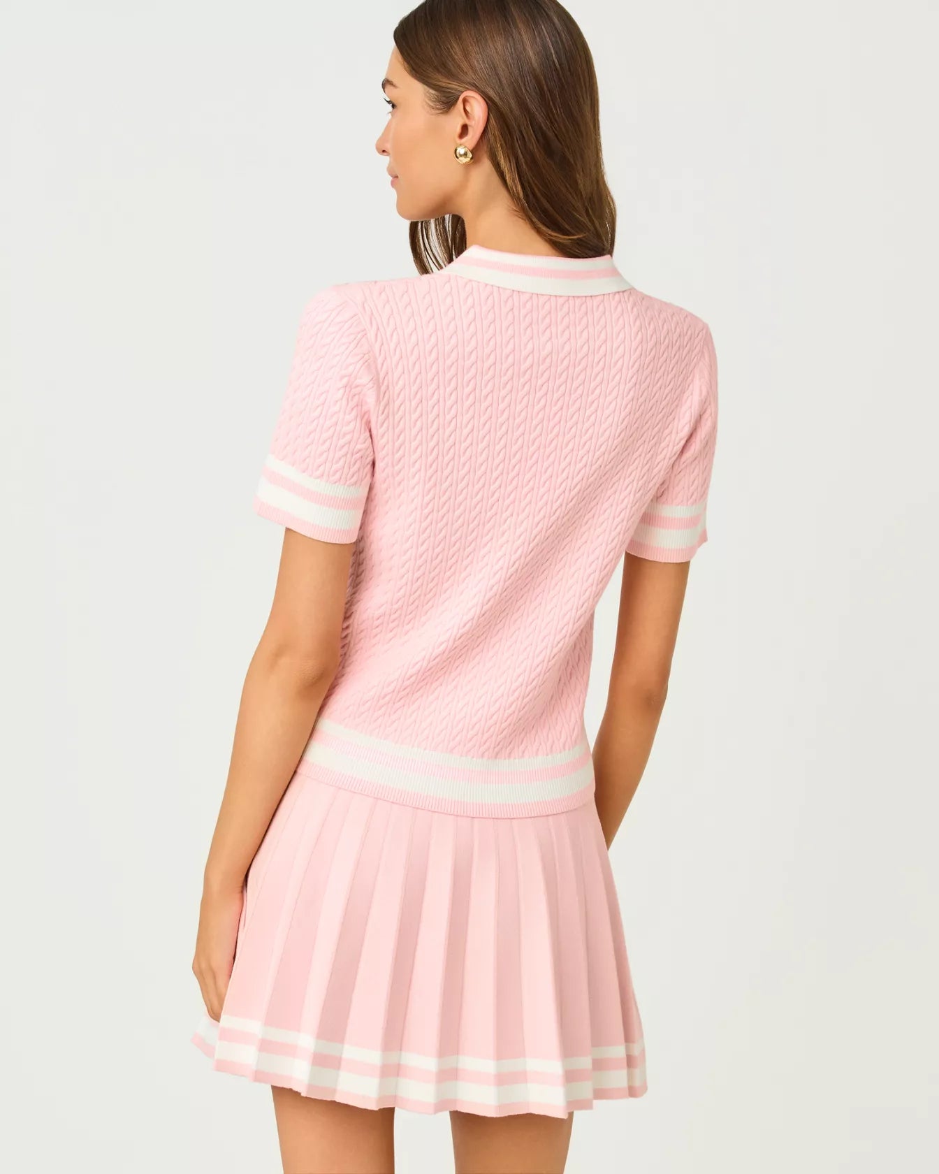 SUZETTE SWEATER, PINK MUSE X RESORT WHITE TIPPING