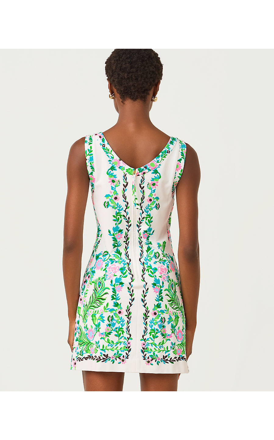 ELEANORA SHIFT ROMPER, RESORT WHITE ROYAL ZOO ENGINEERED ROMPER