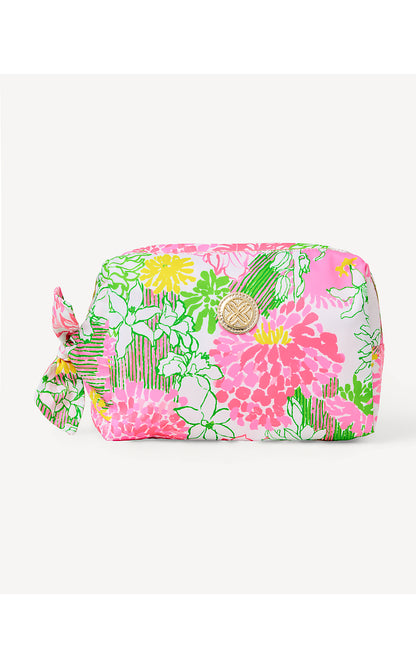 GWP POUCH, RESORT WHITE MUM PATCH