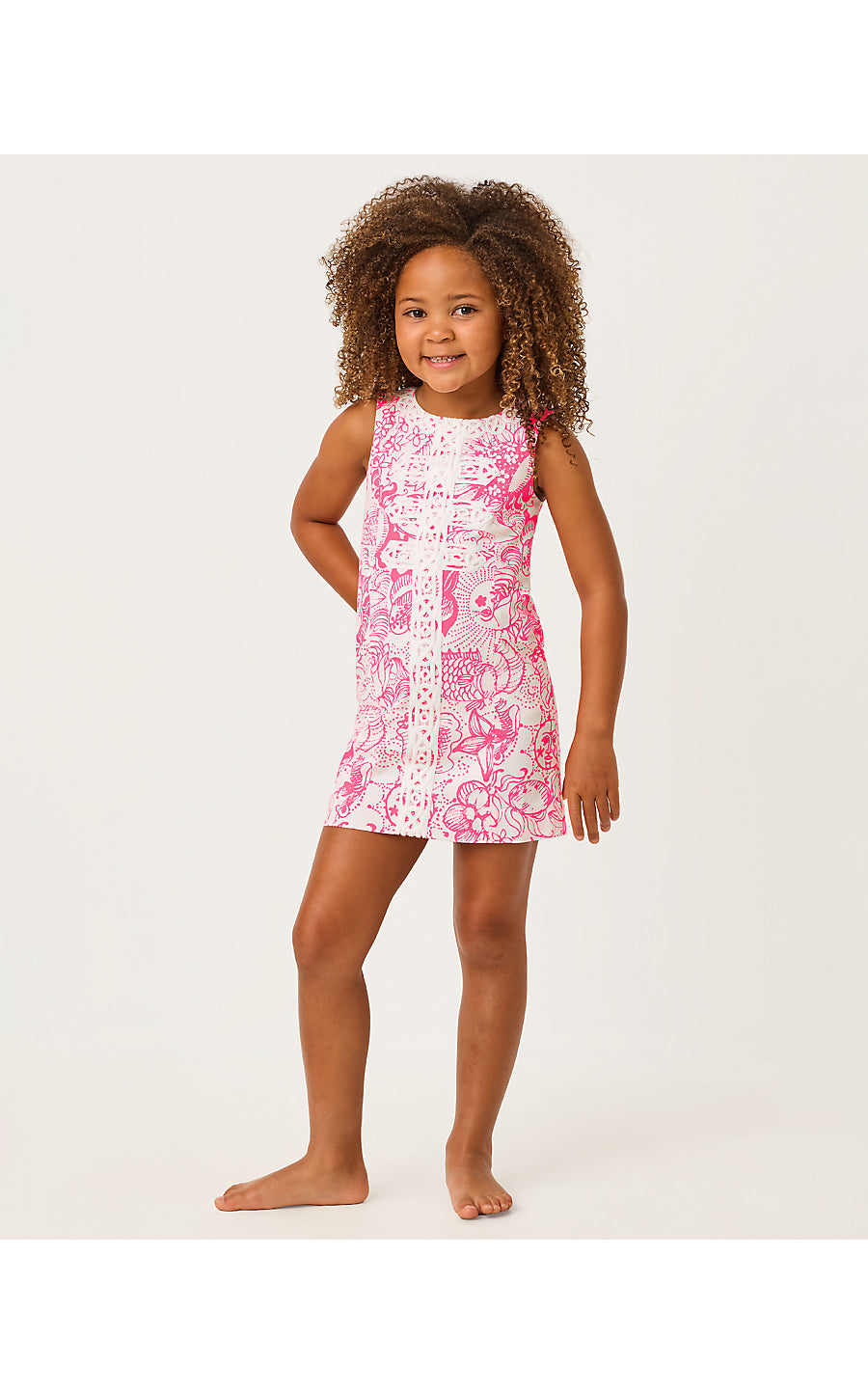 MINI WISTER DRESS, CHERRY BLOSSOM PINK FLEUR DE LILLY