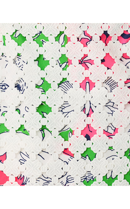 LYDON LACE SHIFT, CHERRY BLOSSOM PINK CHICKEN CHECK