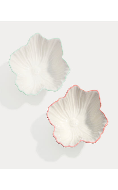 GWP FLORAL NESTING DISH SET, RESORT WHITE