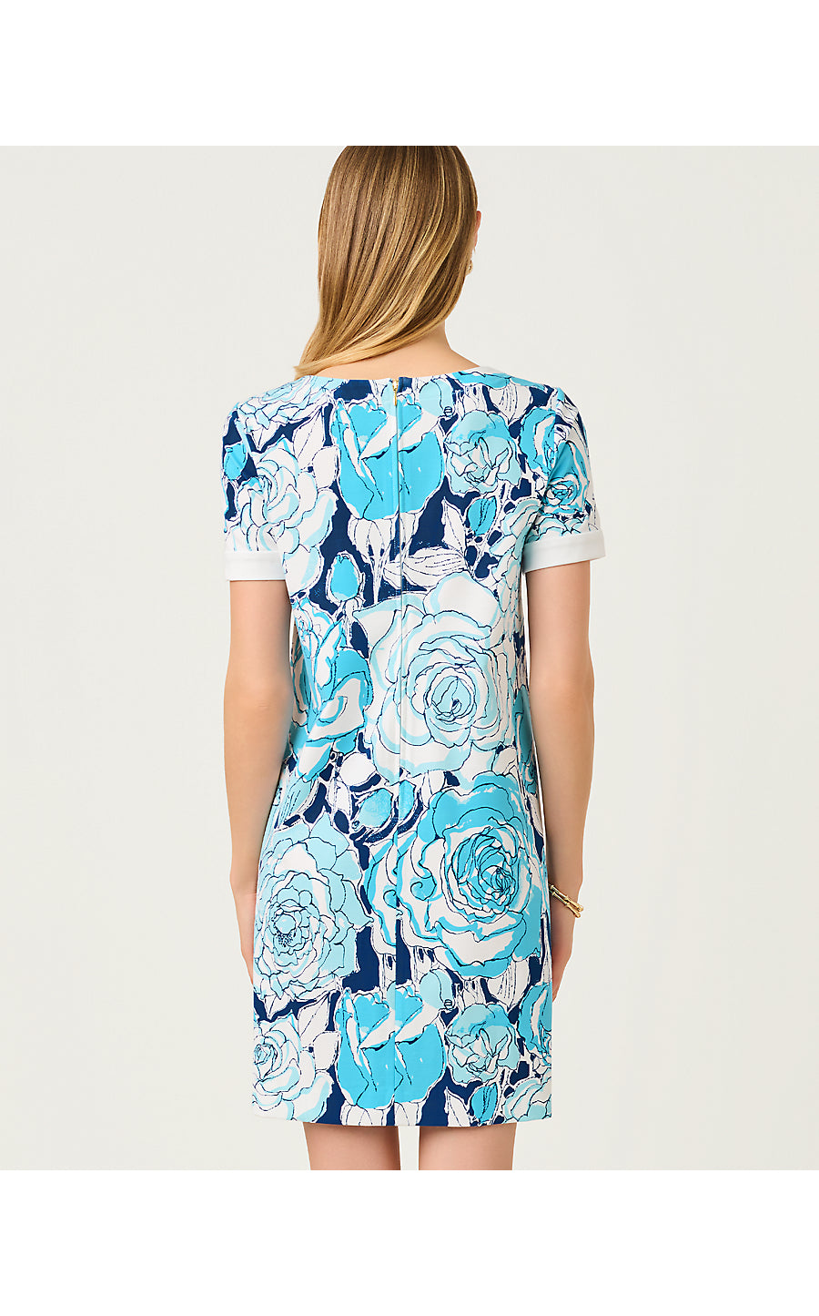 LOCKLYN SHIFT, CAPRI BLUE ROSANNA