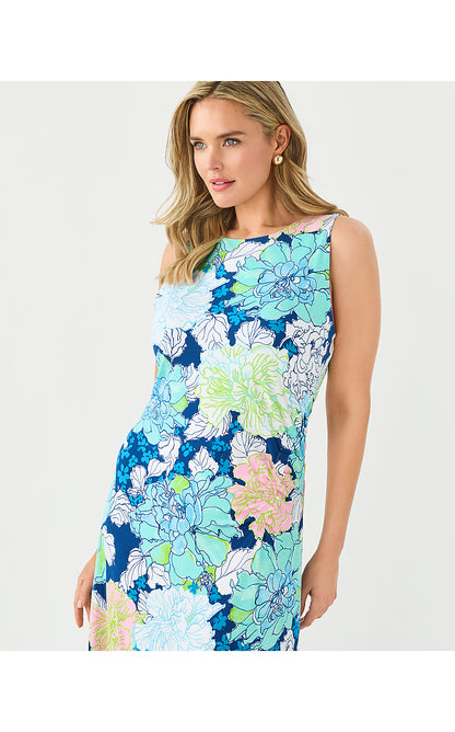 CAROLITA MAXI DRESS, STARLIGHT NAVY TENNESSEES HIBISCUS