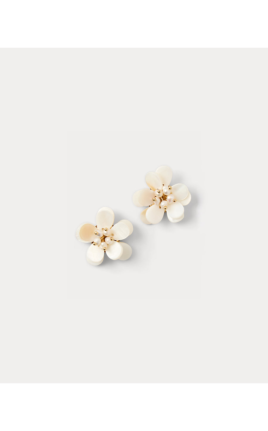 BURST OF JOY EARRINGS, RESORT WHITE