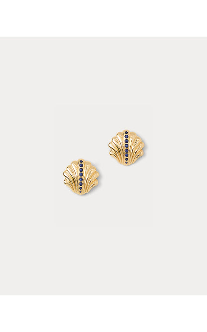 SHELDEN STUD EARRINGS, STARLIGHT NAVY