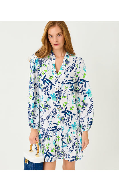 SHALEY TUNIC DRESS, RESORT WHITE SEA BLOOMS