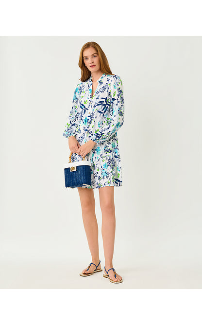 SHALEY TUNIC DRESS, RESORT WHITE SEA BLOOMS