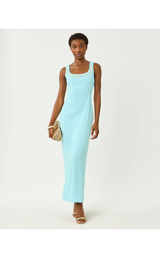 CORALIA MAXI DRESS, DAY DREAM BLUE