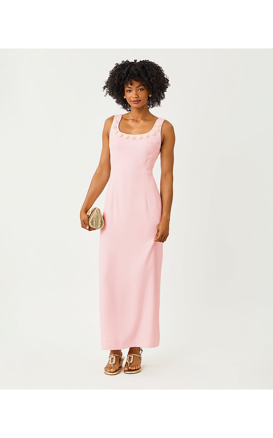CORALIA MAXI DRESS, PINK MUSE