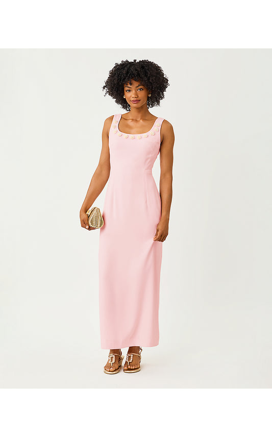 CORALIA MAXI DRESS, PINK MUSE