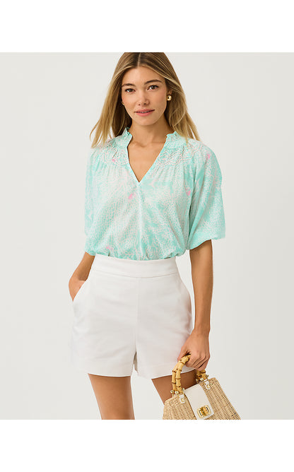 LOURDES SHORT SLEEVE TOP, MINT CONDITION FANTASTICAL