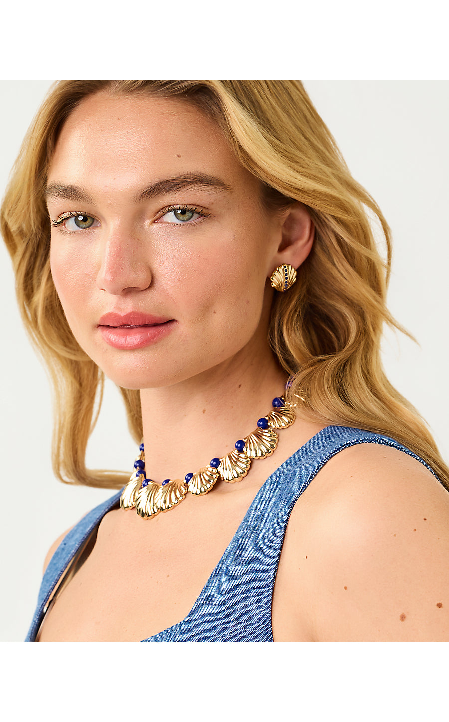 SHELDEN NECKLACE, STARLIGHT NAVY