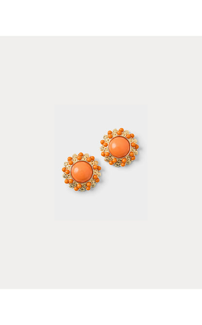 SEASIDE HARBOUR EARRINGS, SUNSET ORANGE