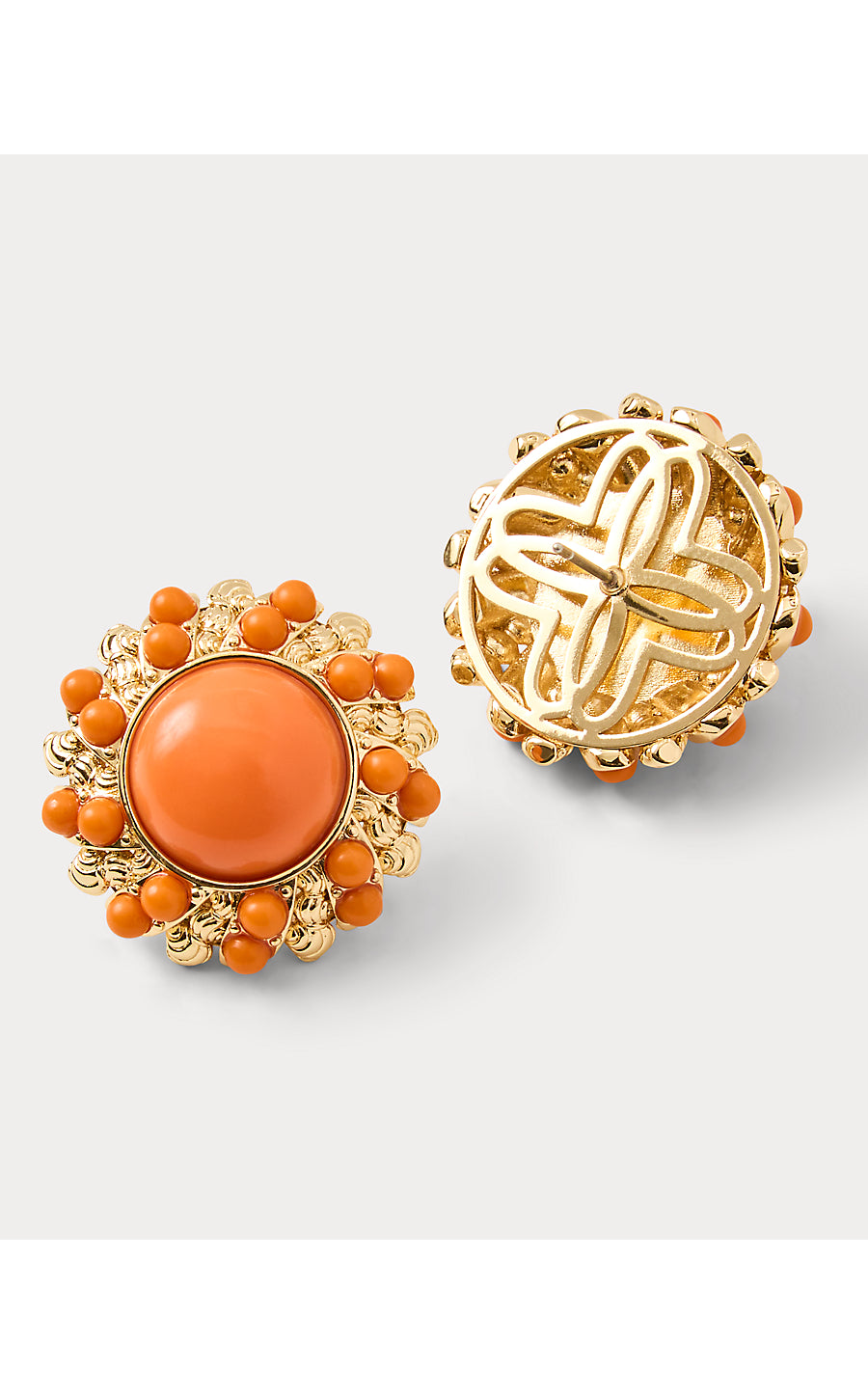 SEASIDE HARBOUR EARRINGS, SUNSET ORANGE