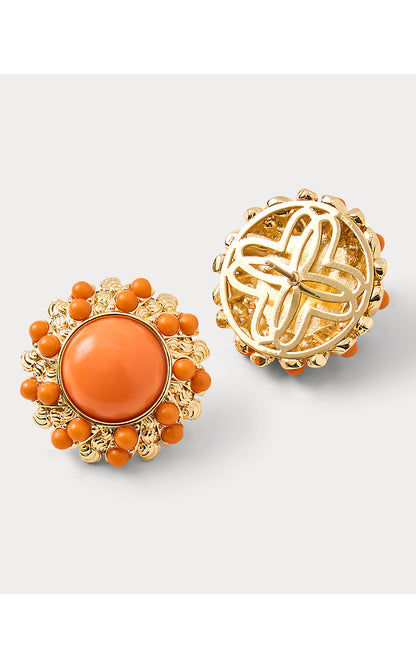 SEASIDE HARBOUR EARRINGS, SUNSET ORANGE