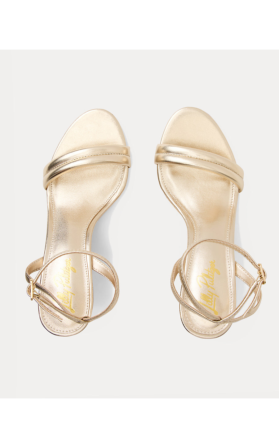 JUNIE WEDGE, GOLD METALLIC