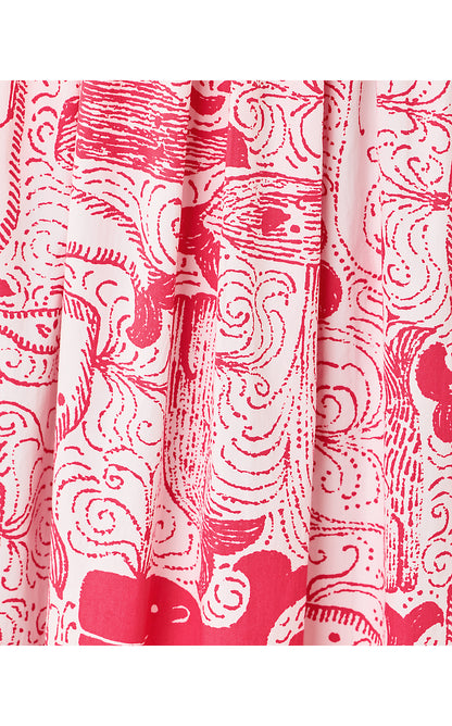 DAISEY SMOCKED MIDI DRESS, PARADISE PUNCH OVERSIZED THAR SHE BLOWS