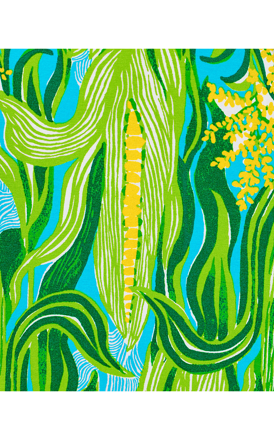 CHELLE UPF 50+ DRESS, TURQUOISE TIDE SWEET CORN