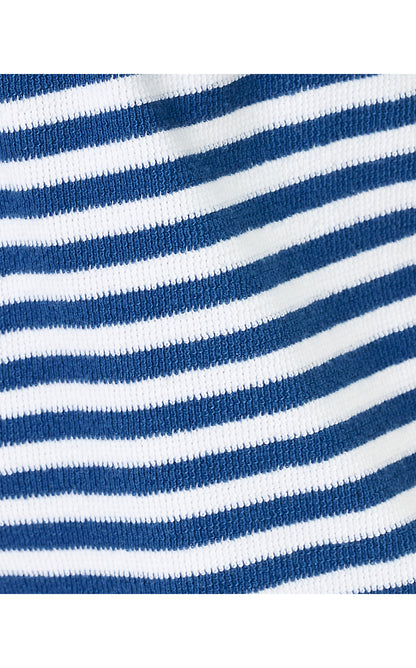CAIN SHORT, STARLIGHT NAVY ST TROPEZ STRIPE