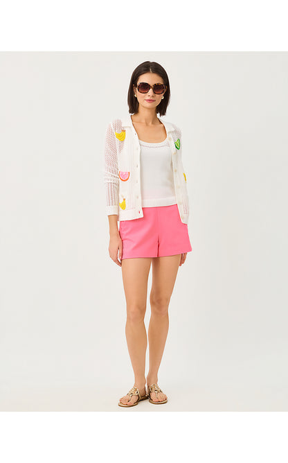 CORMAC MESH SWEATER SET, RESORT WHITE TOOTY FRUITY CROCHET