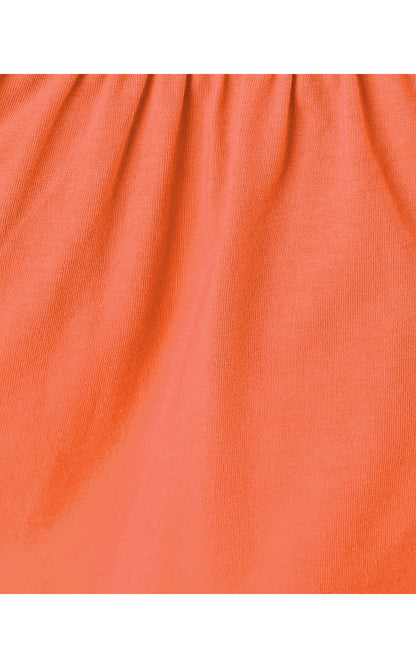 ESSIE KNIT TOP, SUNSET ORANGE