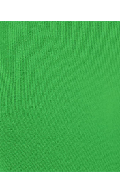 CLAIRMONT LADDER LACE KNIT TOP, TERRACE GREEN