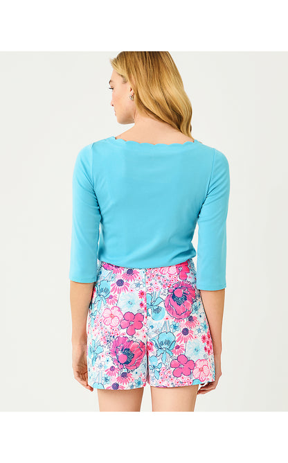 GLEESON KNIT TOP, CAPRI BLUE