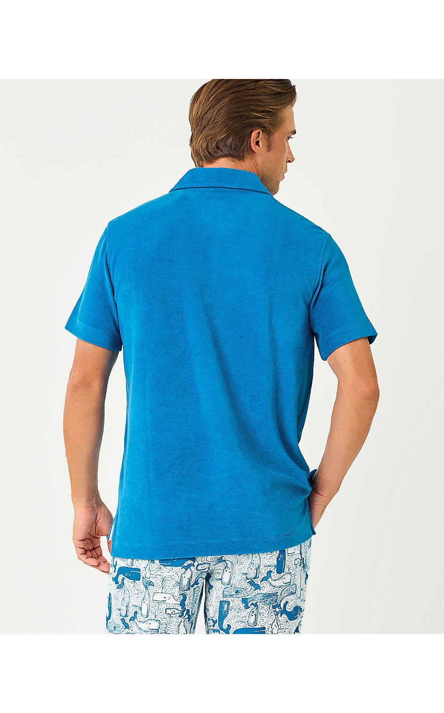 MEN'S STUFF HARBOR POLO, NASSAU BLUE