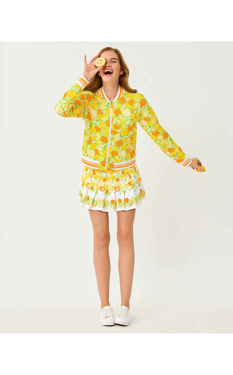 JAYDEA JACKET UPF 50+, ISLAND PALM ZESTY