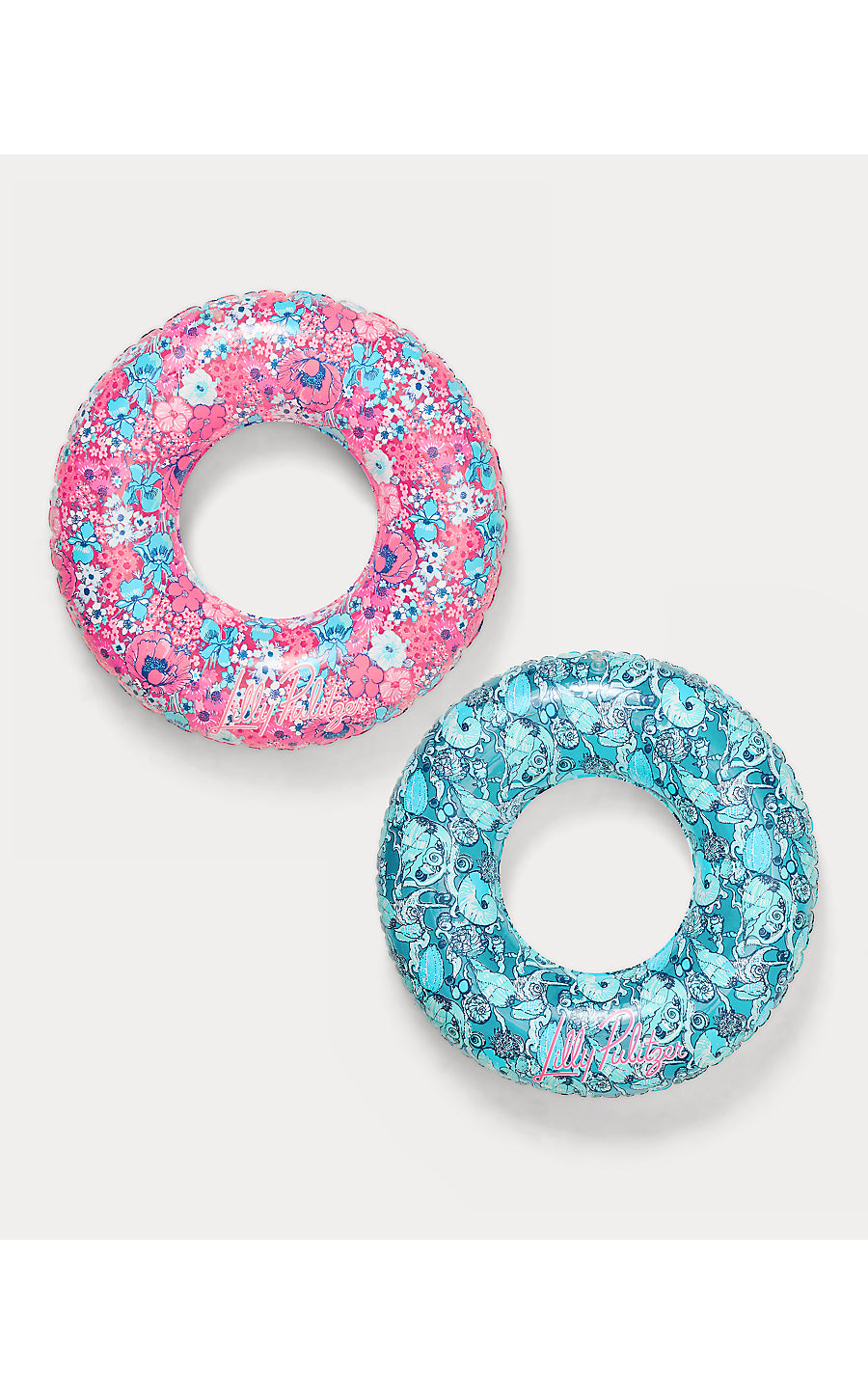 GWP SET OF 2 POOL TUBES, CLEAR IN ALL HER GLORY GWP