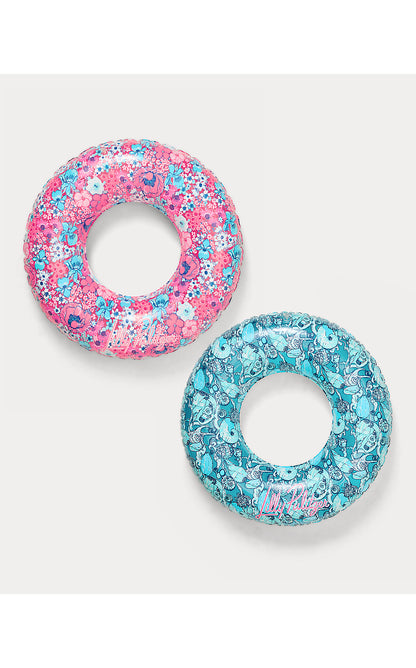 GWP SET OF 2 POOL TUBES, CLEAR IN ALL HER GLORY GWP