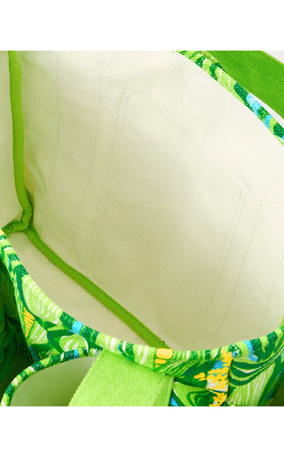 GWP FARMERS MARKET TOTE, TURQUOISE TIDE SWEET CORN