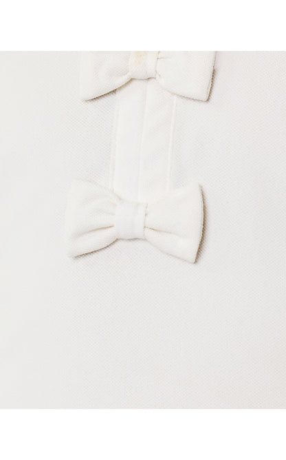 MINI FRIDA SLEEVELESS POLO, RESORT WHITE