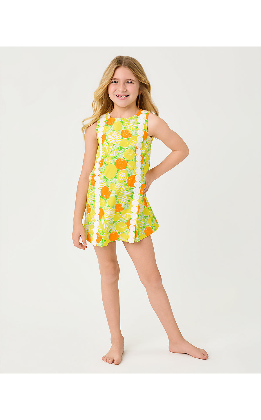 LITTLE LILLY CLASSIC SHIFT, ISLAND PALM ZESTY